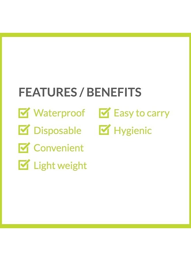 PEE BUDDY Pee Buddy Waterproof Toilet Seat Cover - 5 Sheets  - Image 5