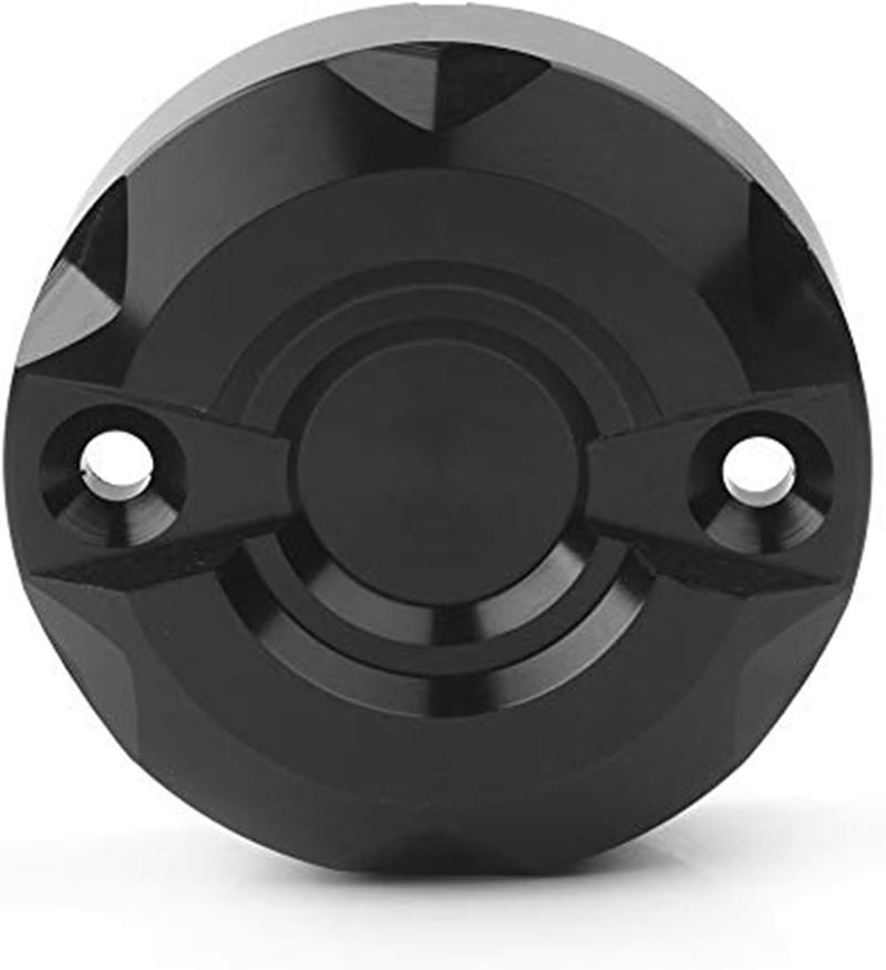 QASULER CNC Black Front Brake Reservoir Cap - Image 1
