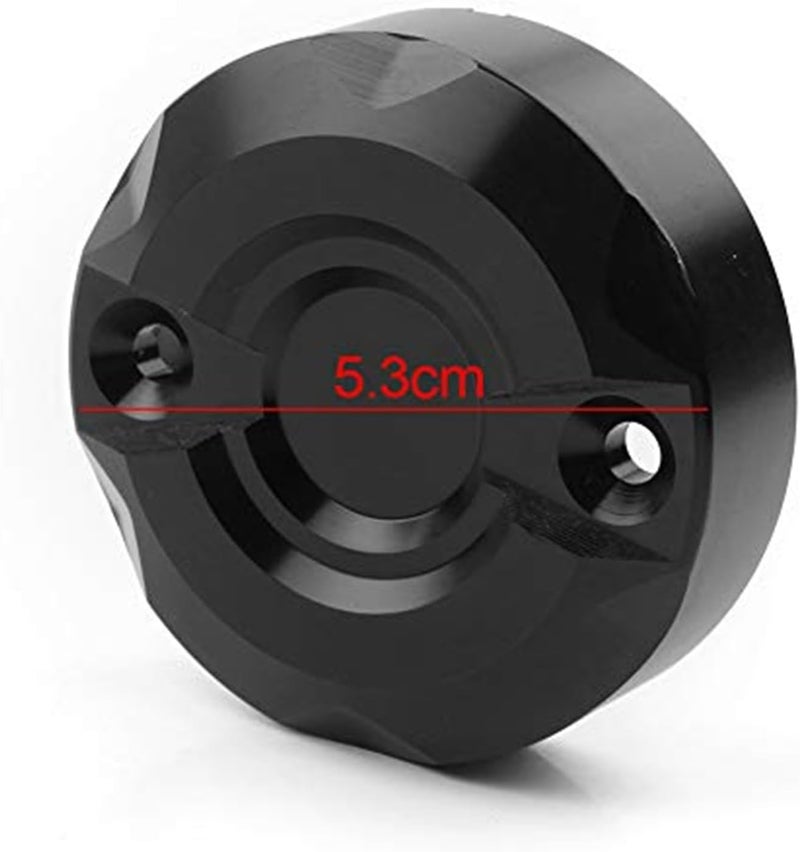 QASULER CNC Black Front Brake Reservoir Cap - Image 5