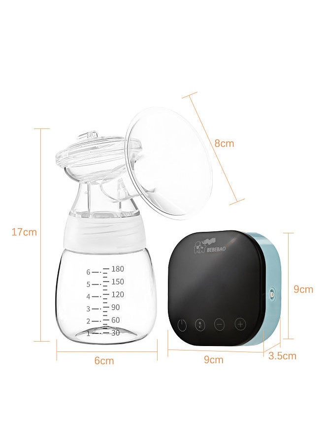 BEBEBAO - BEBEBAO BB-E001 Portable Electric Breast Pump Low Noise Pain Free Feeding Pump 3 Modes 9 Levels of Suction with Display Screen for Home Office Travel - Image 1