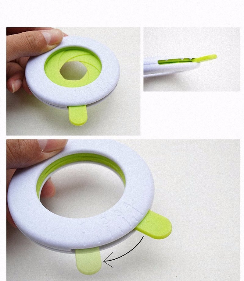 Beespring Spaghetti Measuring Tool Noodle Selector Pasta Measurer Tool Noodles Component Selector Quantitative Adjusting Disk Spaghetti Measurer Tool Pasta Portion Control Gadgets - Image 4