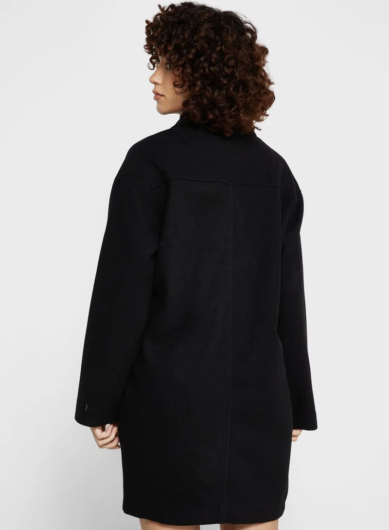 TOPSHOP Pocket Detail Coat