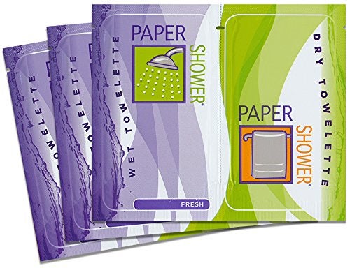 Paper ShowerFresh 24 Body Wipe Packs A Wet And Dry Towel In Each Pack Per Order