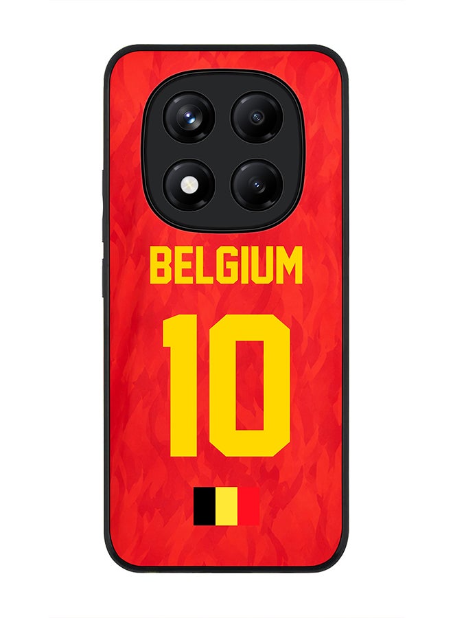 Stylizedd For Xiaomi Redmi Note 14 Pro+ 5G 5G Case,Slim fit Camera Protection, Shockproof Thin Phone cover  - Football Team Belgium World Cup 2026 - Image 1