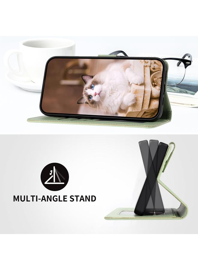 اس-توب جراب جلدي لهاتف Samsung Galaxy A12 برسومات قطط كرتونية - Image 4