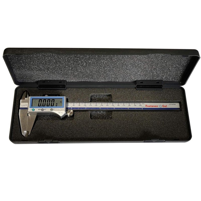 iGaging Fastener Cal Digital Caliper 0-8"/200 mm - IP54 Electronic Caliper - Quick & Accurate Inch/Metric/Inch Fractional/Fastener Size Reading - Includes Case, Manual, & Battery - Image 3