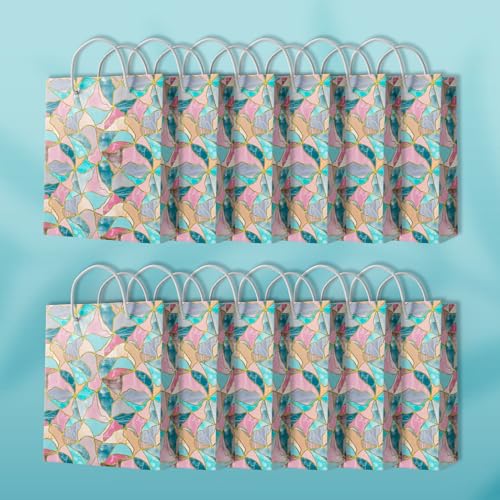 Untumble Paper Gift Bags (12 Pcs, 8.5x7x3.5 Inch) Crystal Charm Printed Medium Size - Return Gifts Paper Bag for Birthday, Baby shower, House Warming, Wedding Gifts - Goodie Bags & Favour Bag - Image 5