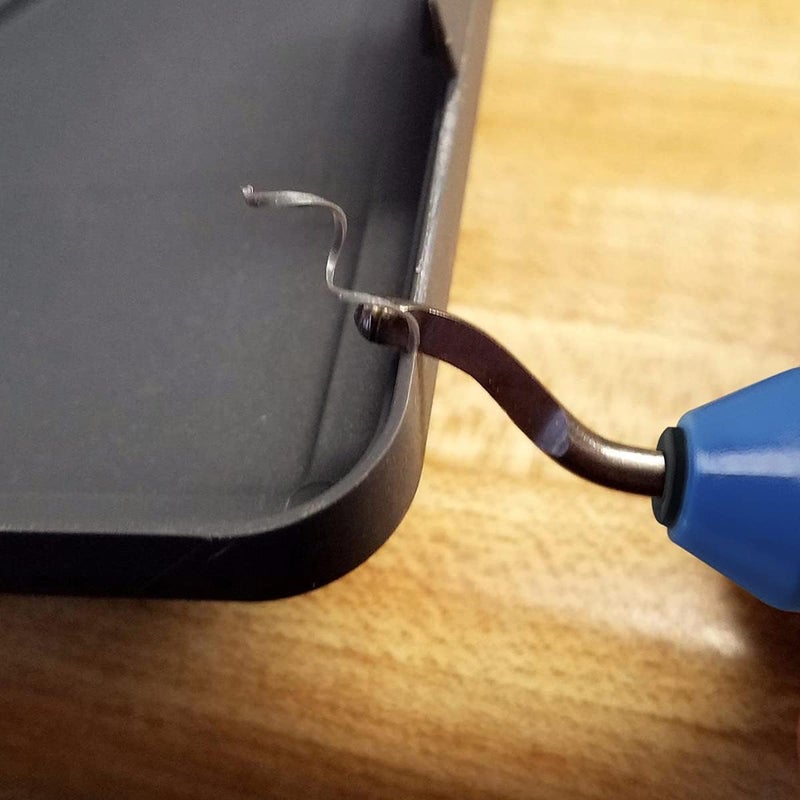 Luoshi أداة إزالة البروزات الحرفية وشفرة واحدة من الفولاذ عالي السرعة تعمل على المعادن، الراتنج، PVC، وحواف البلاستيك المطبوعة ثلاثية الأبعاد رائعة لأنابيب النحاس وPVC، الطباعة ثلاثية الأبعاد، فن الراتنج، وأعمال المعادن - Image 4