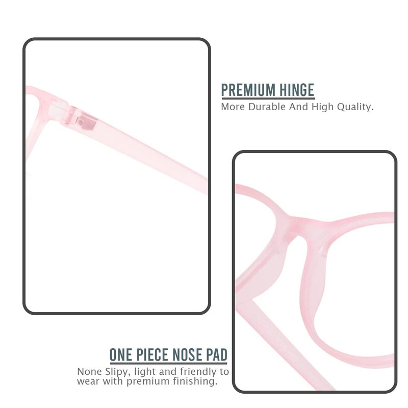 Eymen I Classic Non Prescription Clear Lens Glasses for Women Men Cateye Frame Eyeglasses Multiple Shades - Image 5