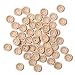 MASONEE 100pcs 34inch Handmade Wood Buttons for Crafting Sewing Round Shaped 2 Holes 20mm - Image 2