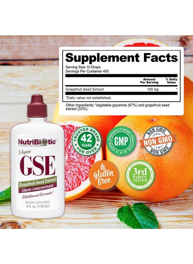 نيوتريبايوتك نيوتريبيوتيك - مستخلص بذور الجريب فروت الأصلي، 4 أونصة سائلة | مُركّز فاخر من مستخلص بذور الجريب فروت الأصلي مع بيوفلافونويد | نباتي، خالٍ من الغلوتين، وغير مُعدّل وراثيًا - Image 5