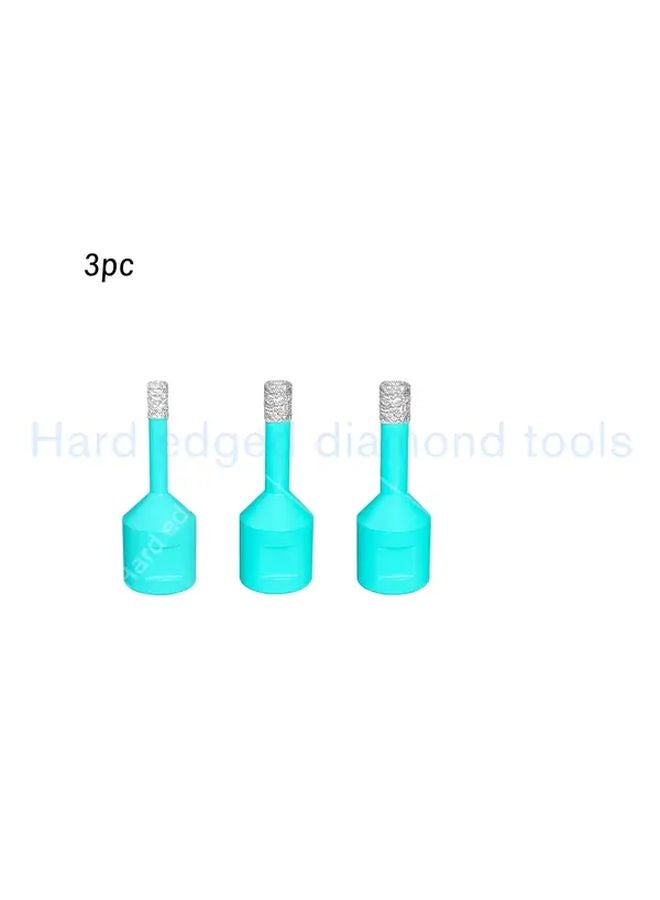 3Pcs Heavy Duty Vacuum Brazed Diamond Core Drill Bit Kit 6mm M14 Threaded For Marble Granite Tile Glass - Image 2
