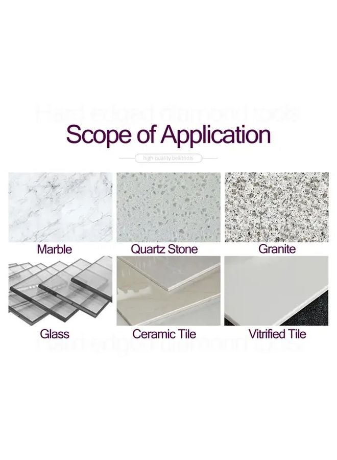 3Pcs Heavy Duty Vacuum Brazed Diamond Core Drill Bit Kit 6mm M14 Threaded For Marble Granite Tile Glass - Image 5