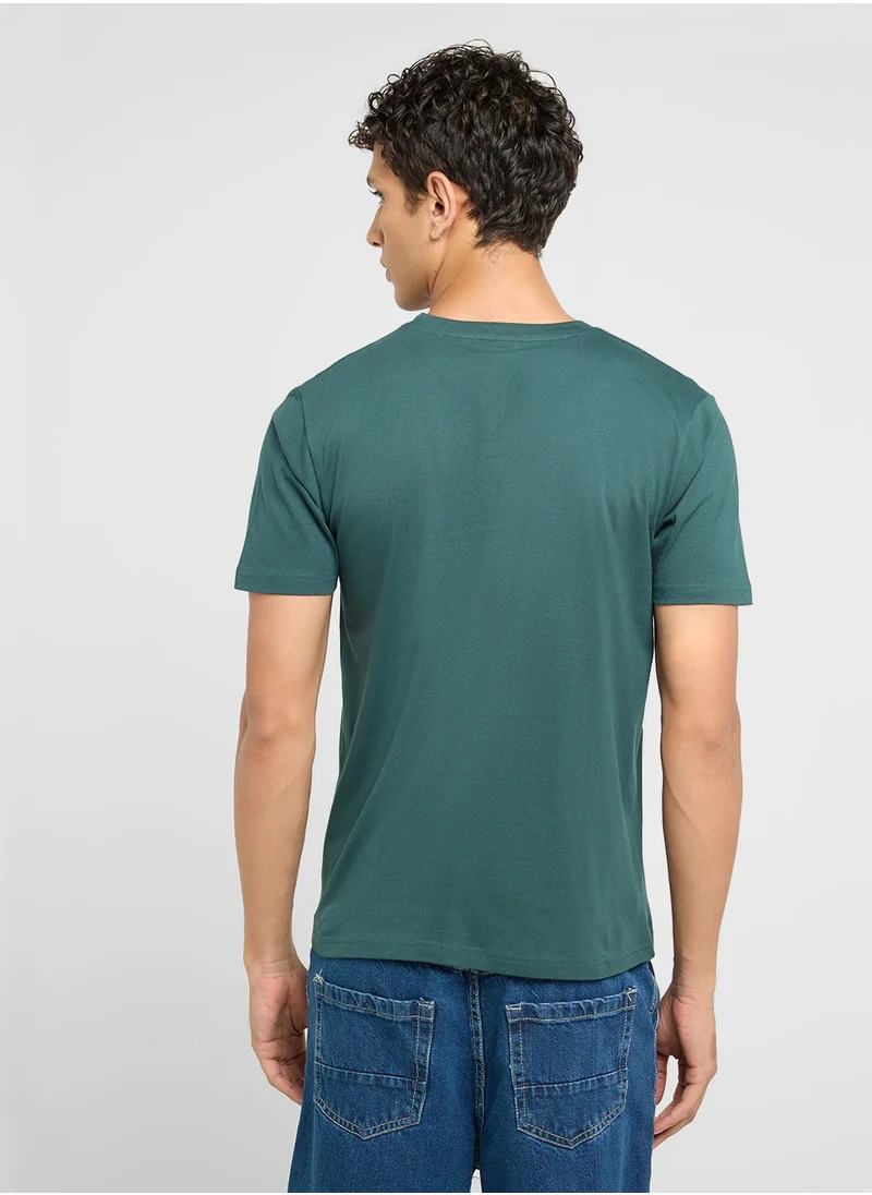 سفنتي فايف بيسيكس Printed T-Shirt