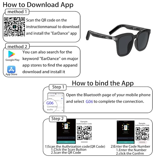 VR SHINECON AI Translation Sun Glasses Smart Voice & Photo Translator, Dual Touch Control, Auto On/Off, 164 Languages, Bluetooth 5.3, Lightweight Eyewear for Travel & Men - Image 4