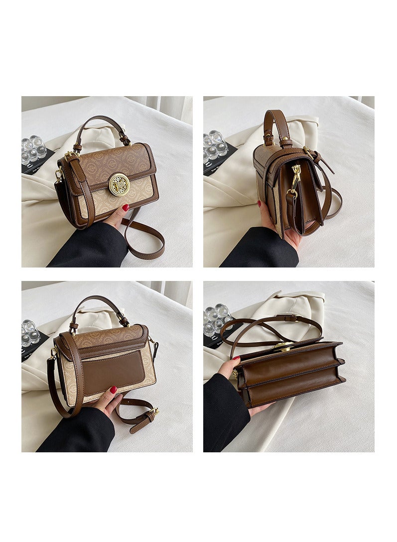 شاربدو حقيبة كتف نسائية مطبوعة بسلسلة كتف ساعي البريد مقاس 20*15*8 سم - Image 4