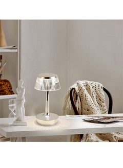 Touch lamp, cover color is white, with lighting color, 3 battery-operated lights