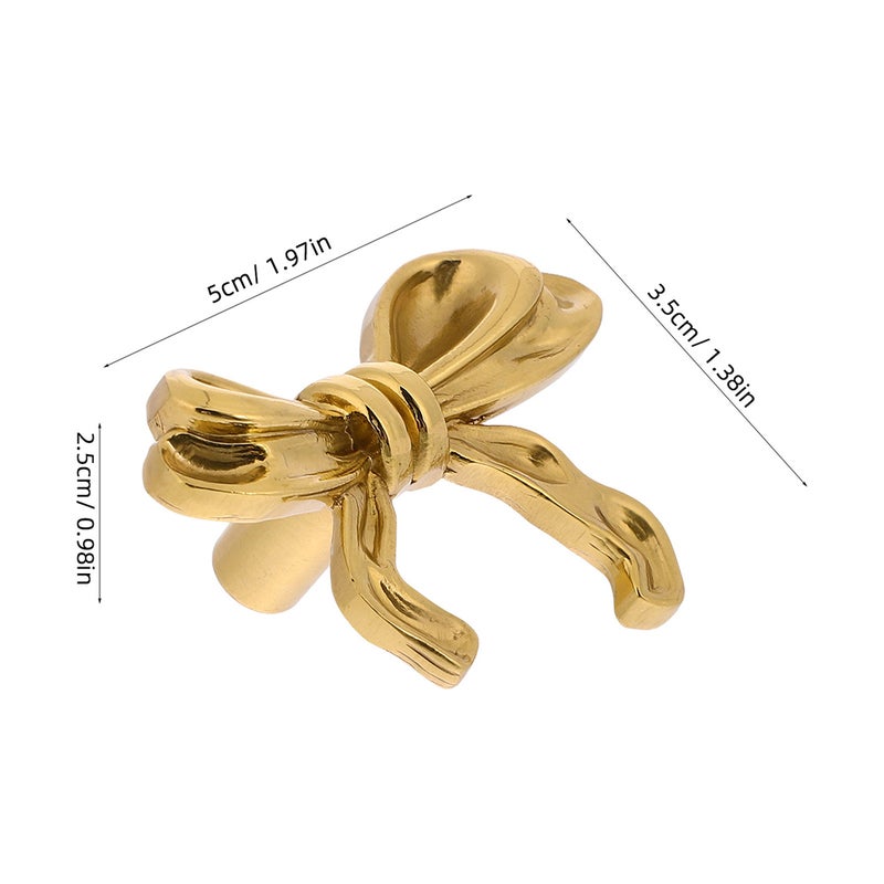 4pcs Elegant Drawer Pull Decorative Knob Closet Handle Pull Knob Brass Knob Shape Cabinets Knob Decorative Knob Ornament - Image 3