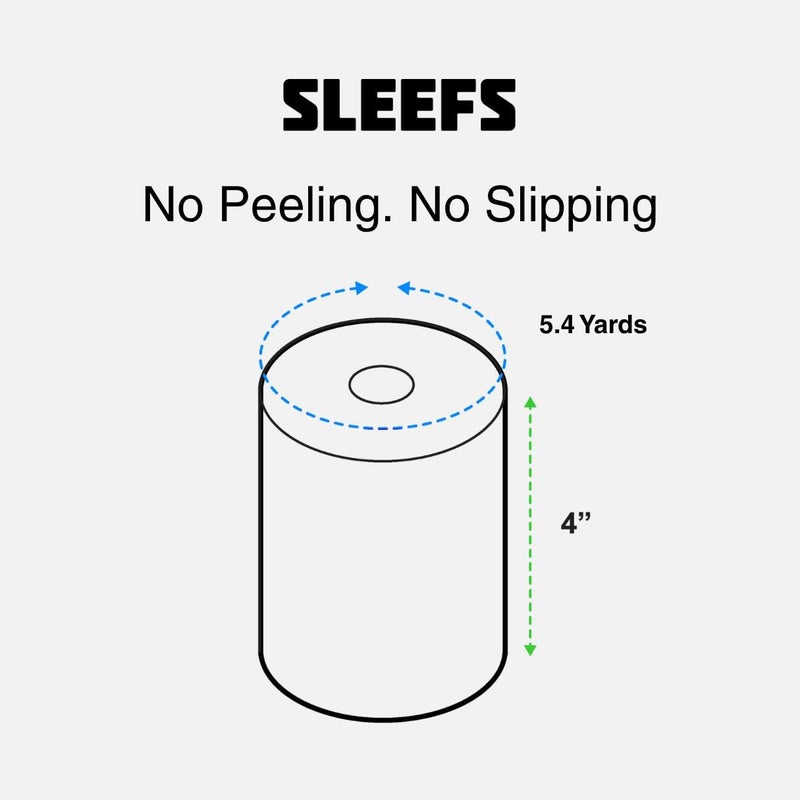 SLEEFS Caution Turf Tape Football - Extra Wide Waterproof Sports Athletic Tape - Flexible Breathable Ultra Sticky for Arms, Wrists, Ankles, Injuries - Lacrosse, Soccer, Baseball, Basketball - Image 4