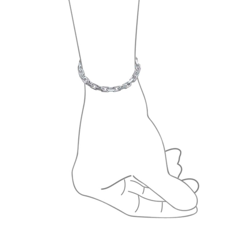 بلينج جولري سوار على شكل سلسلة من الفضة الإسترليني عيار 925 - Image 2