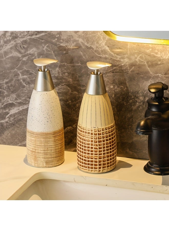 FUKE 1PC 400 ML Capacity Soap Dispenser Bottle Pressed for Hand Wash,Shampoo, and Shower Gel - Image 5