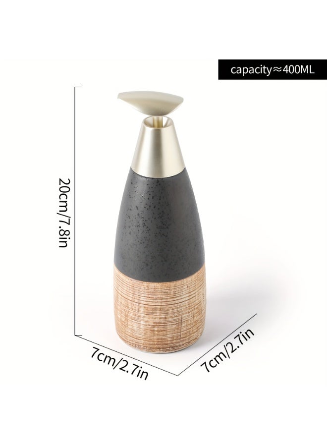 FUKE 1PC 400 ML Capacity Soap Dispenser Bottle Pressed for Hand Wash,Shampoo, and Shower Gel - Image 3