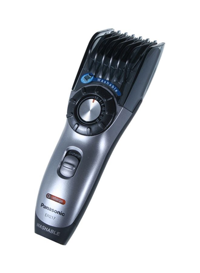 Panasonic ER-217S Rechargeable Beard & Hair Trimmer Silver/Black - Image 3