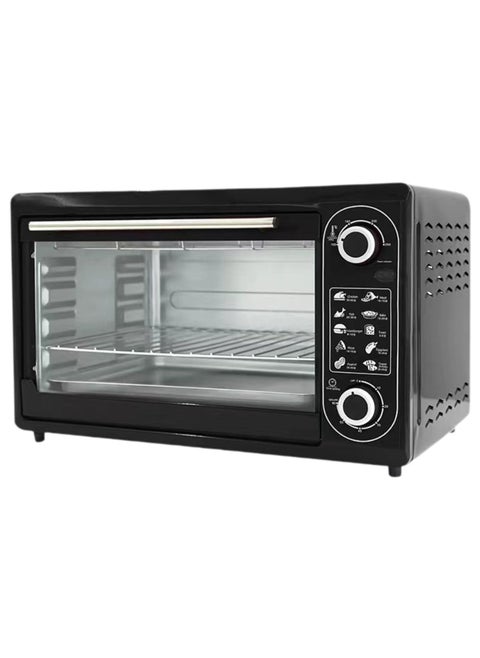 Electric oven with large temperature control device