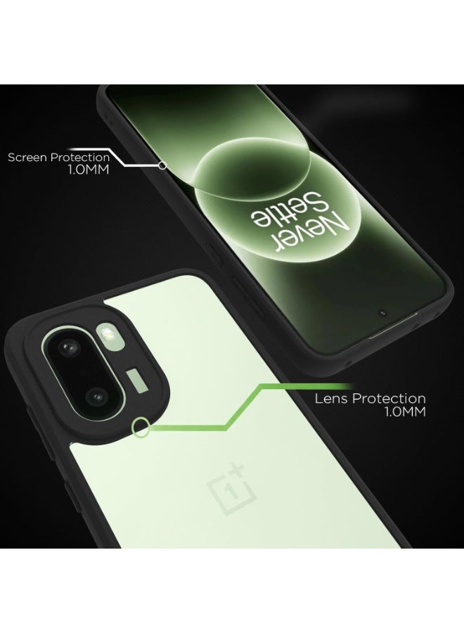 جراب حماية لهاتف OnePlus 15R، غطاء خلفي صلب شفاف مقاوم للصدمات [مضاد للاصفرار]، حماية 360 درجة، غطاء خلفي شفاف من مادة TPU لهاتف OnePlus 15R 5G - Image 5