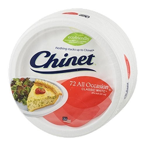 Chinet All Occasion Plates Classic White - 72 ct - Image 2