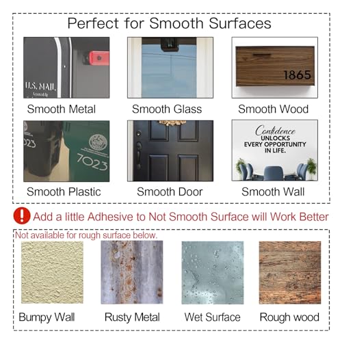 BATTOO Stairway Decals Die Cut Inspirational Quotes Vinyl Wall Sticker for Stairs Staircase Decor Set 11 Family Decor Home Art Housewarming Gift up to 28" Wide and 4" Tall - Image 3