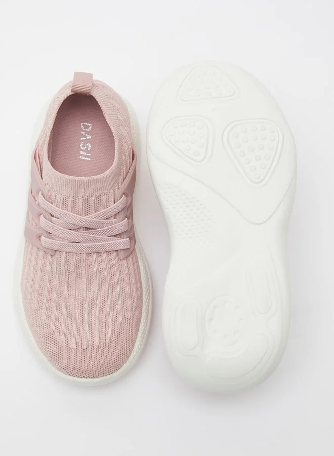 داش Girls Textured Slip-On Sports Shoes