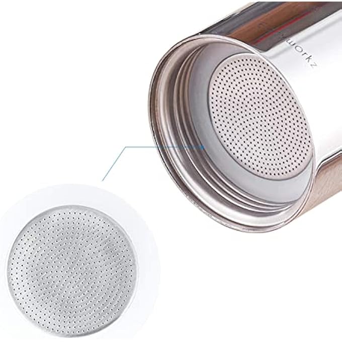 EASYWORKZ Stovetop Espresso Maker Replacement Silicone 1012 Cup Size Gasket Seals And Filter Screen For Moka Pot - Image 3