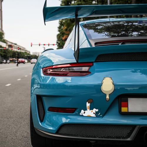 Fsforcar 5Pcs Scratch Cat Vinyl Car Stickers, Multi-Color Cats Scratch Cover Funny Bumper Decals for Auto, Truck, Motorcycle, Helmet (Large) - Image 3