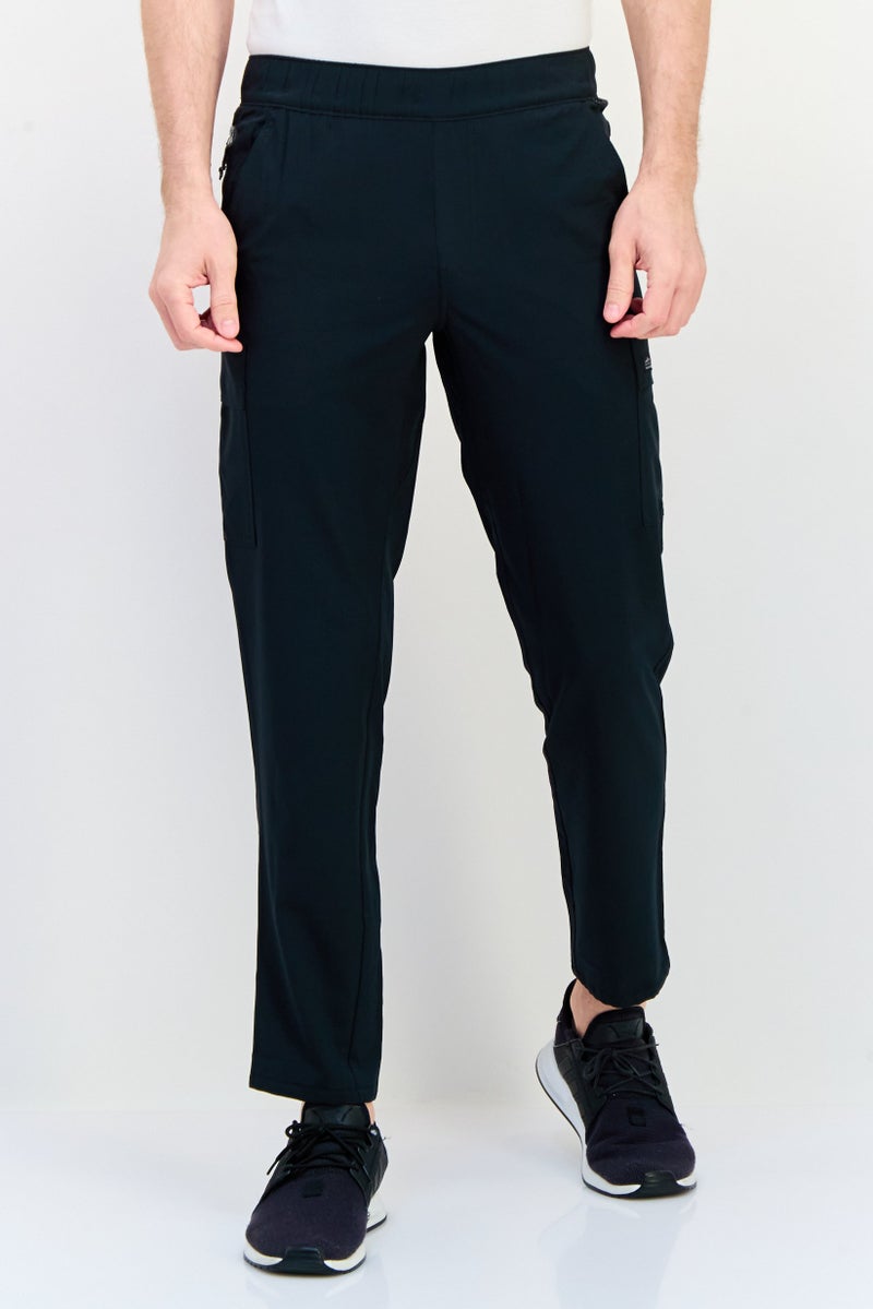 SKECHERS Men Sportswear Fit Walking Jogger Pants, Black - Image 1
