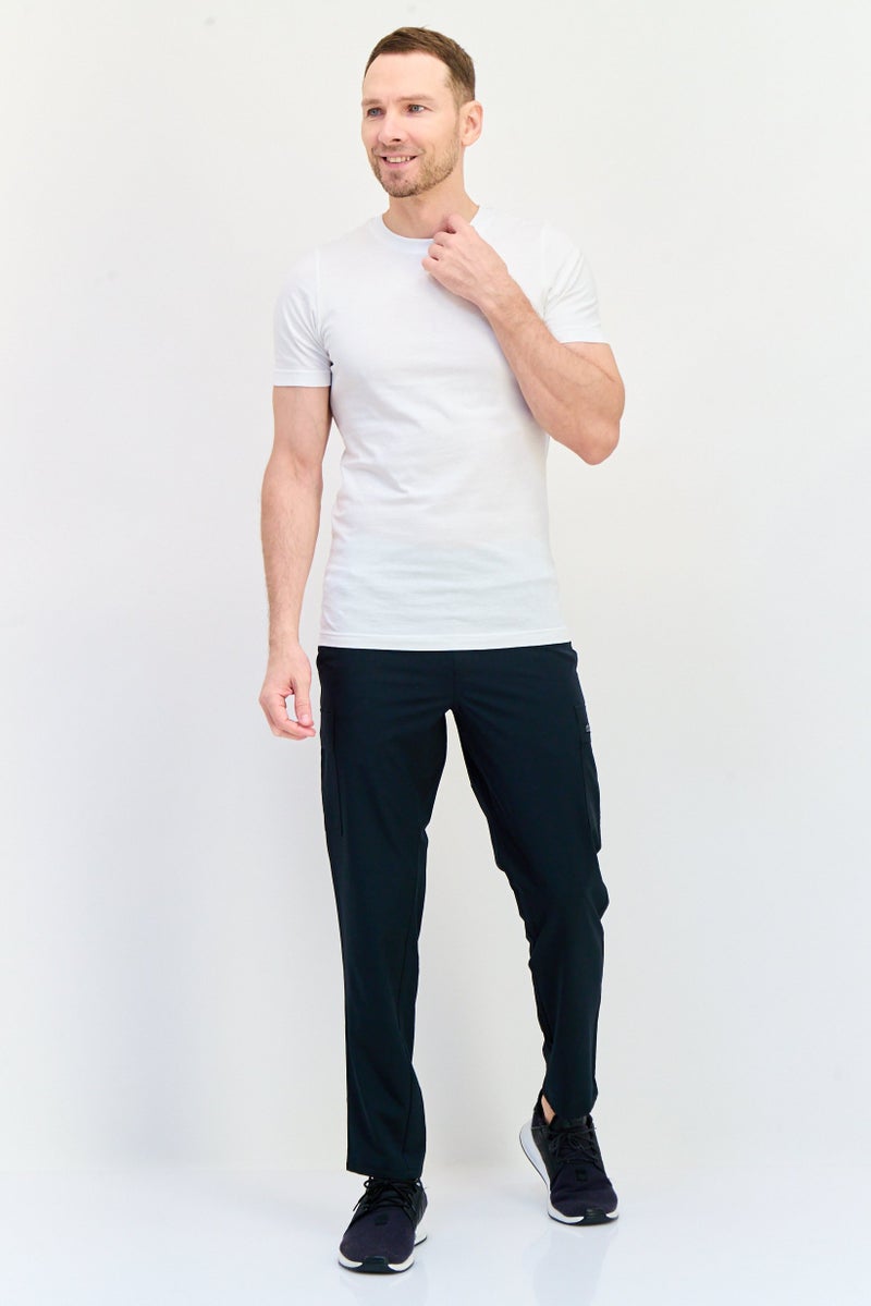 SKECHERS Men Sportswear Fit Walking Jogger Pants, Black - Image 4
