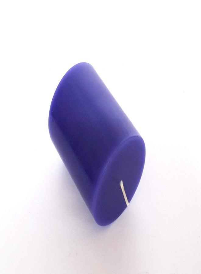 Stone & Feather� (SnF), Size 2.5x3 inches Lavender Aromatic Pillar Candle (Paraffin Wax), Burning Time 40-45 Hours, for Meditation, Home Decoration, Diwali - Image 3