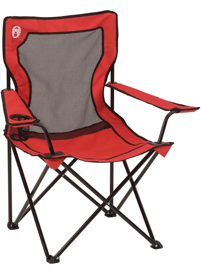 PROMASS كرسي تخييم قابل للطي بشبكة عريضة رباعية - Image 1