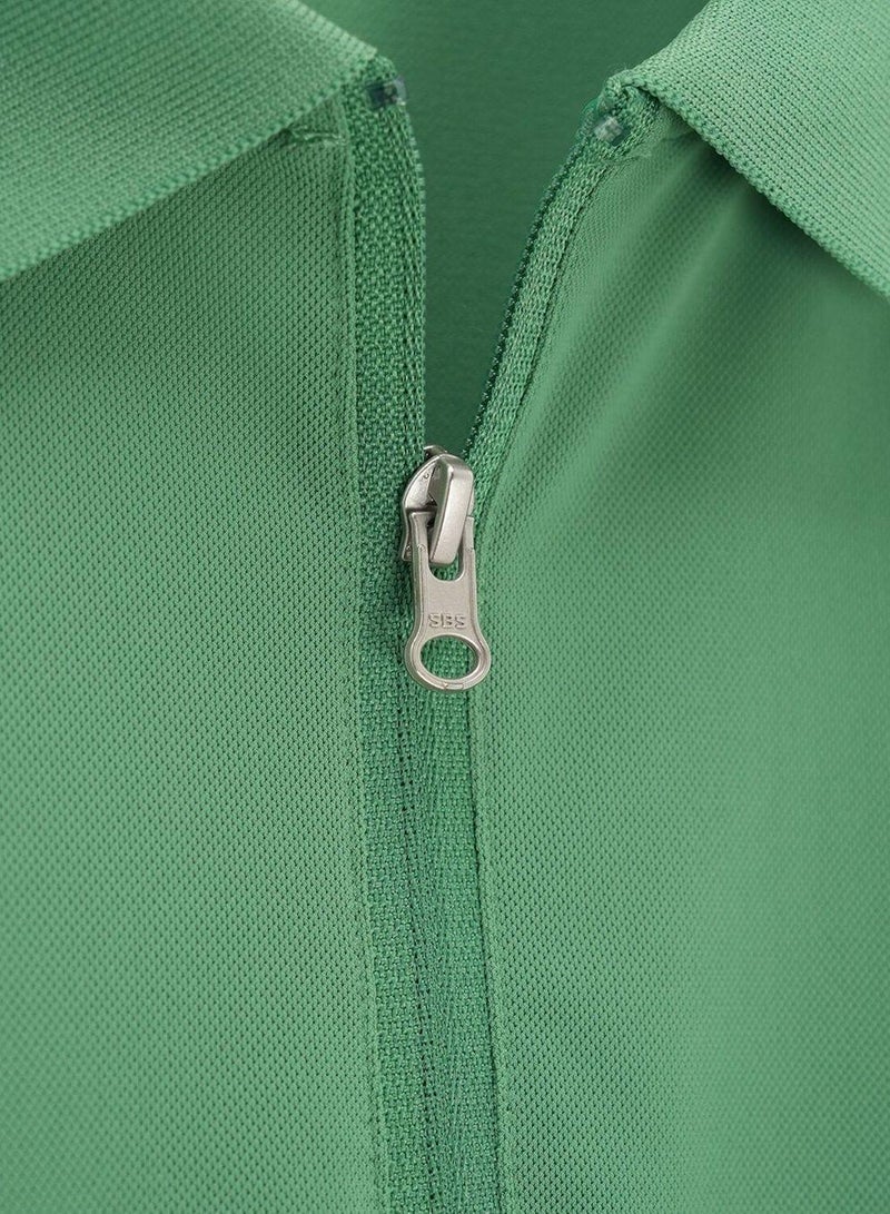 GIORDANO Men's G-Motion Zipper Polo - Image 3