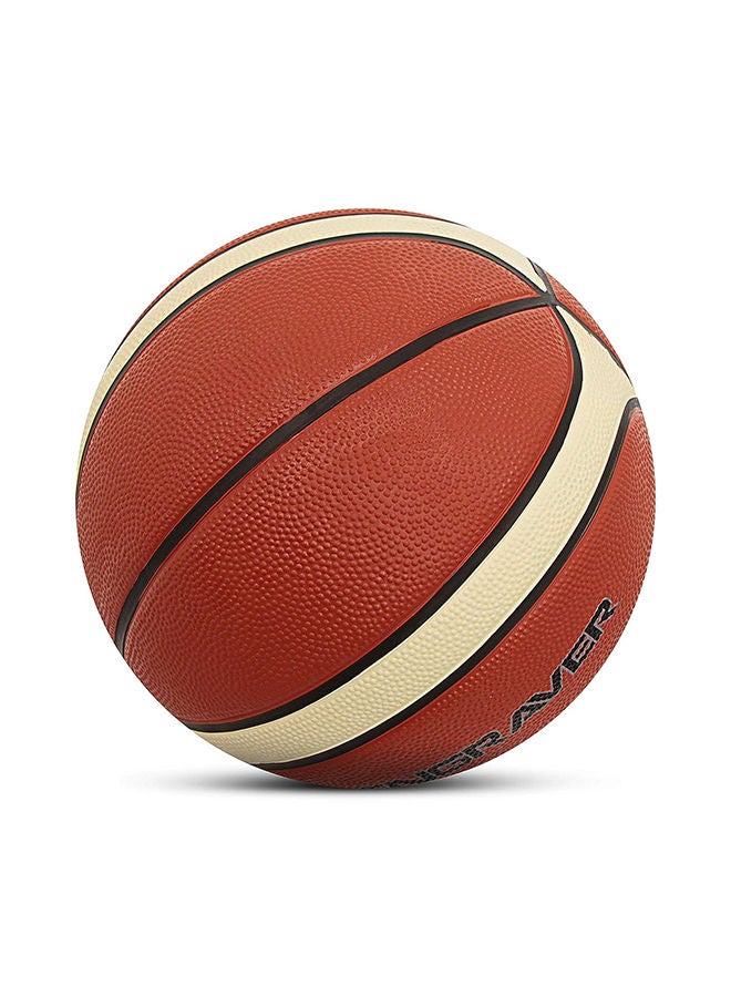 Nivia Engraver Basketball | Color: Red | Size: 6 | Soft Rubberized Moulded | 14 Panels | Material Core Bladder Latex | Suitable for Hard Surface | Machine Stitched | Match Ball for Men - Image 5
