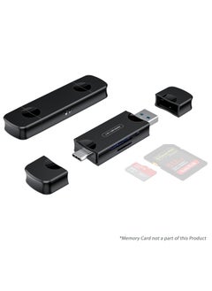 Digitek Digitek (DCR-007) USB-A 3.0 & Type C High-Speed Multi-Card Reader Supports All Standard SD/SDHC/SDXC and Micro SD/Micro SDHC/Micro SDXC Cards.  - Image 2