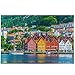 Oarencol Bergen Norway House Lake Mountain Jigsaw Puzzle 1000 Pieces Puzzles for Adults DIY Gifts - Image 2