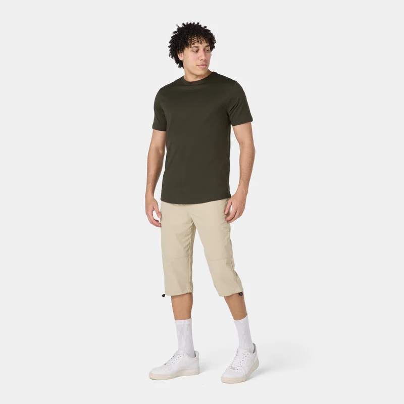 Sun and Sand Sports Beige Men's Capri Shorts for Men | Best Price UAE