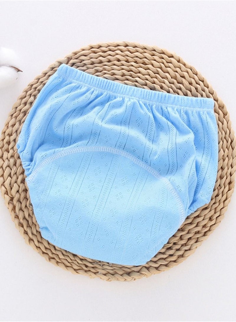 Baby Training Pants Can Be Washed With 6 Layers Of Gauze Breathable Blue