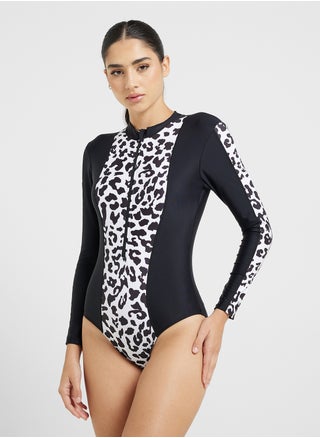 Zip Up Detail Leopard Print Rash Guard - pzsku/ZDBF4BC42B9AB5E004076Z/45/1746214719/db60190b-f3c4-4b30-94d5-5e47c8700c54