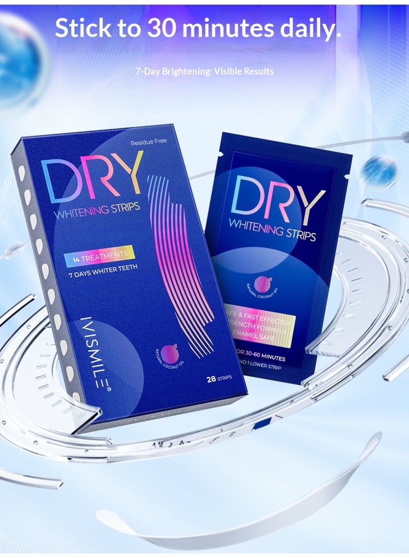 IVISMILE 28 Pcs 5D Teeth Whitening Kit, Teeth Whitening Strips for Sensitive, Professional Effects, 28 Strips Whitener Safe Whitestrip, Deep Stains Removal Tooth Whitening - Image 5