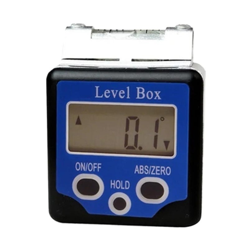 Digital Inclinometer Protractor Bevel Box Angle Meter With Spirit Bubble 2 Button - Image 2