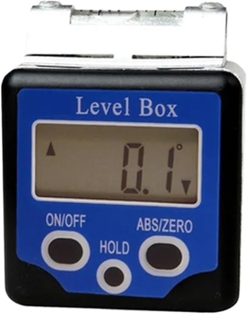 Digital Inclinometer Protractor Bevel Box Angle Meter With Spirit Bubble 2 Button - Image 1