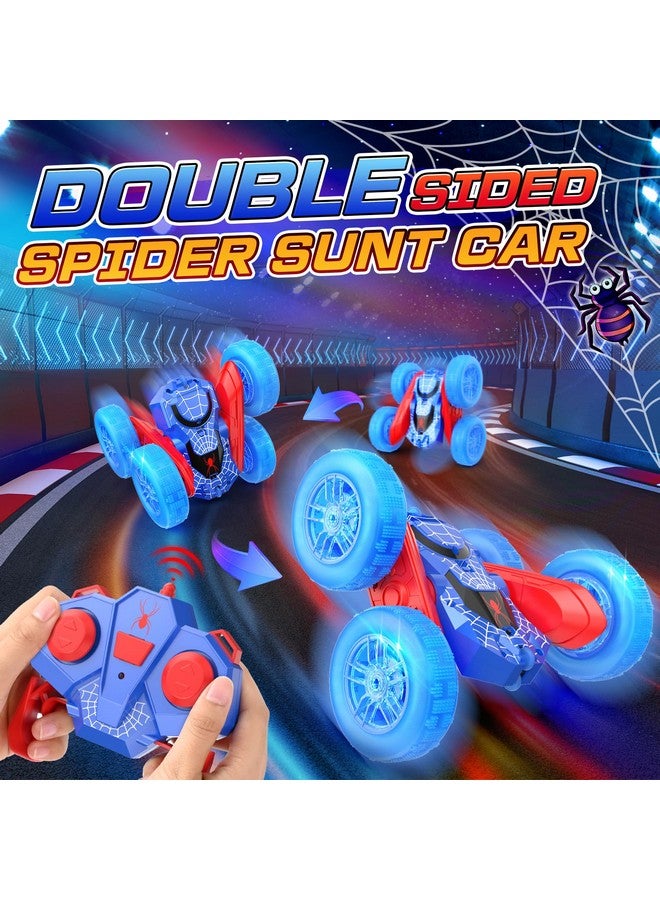 NQD Spider Remote Control Car- Double Sided 360°Rotate Rc Stunt Car With Wheel Lights, 4Wd Off-Road Rc Cars 2.4Ghz Indoor/Outdoor Rechargeable Toy Car For Boys Age 4-7 8-12 Birthday Xmas Gift - Image 2