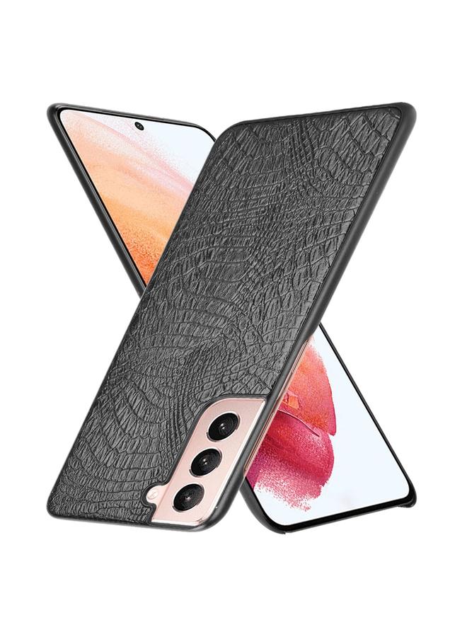 erorex Case For Samsung Galaxy S21+ 5G / S21 Plus 5G Shockproof Crocodile Texture PC + PU Case - Image 2